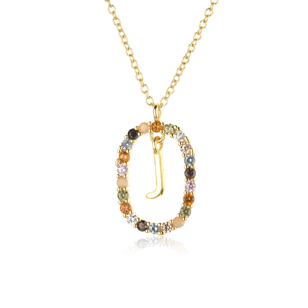 KIKICHICC 925 Sterling Silver Gold Letters E K T Alphabet Initial Long Chain Ne image 6
