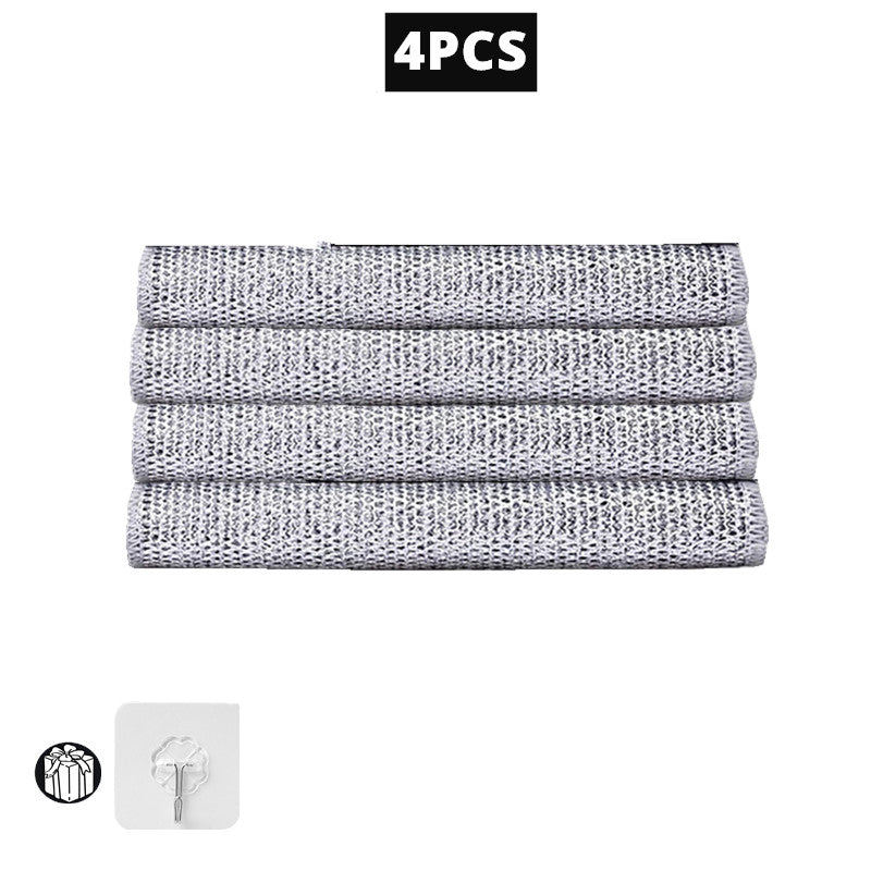 20/1pcs Magic Cleaning Cloth Thickened Double -sided Metal Steel Wire Rags Kitc image 10