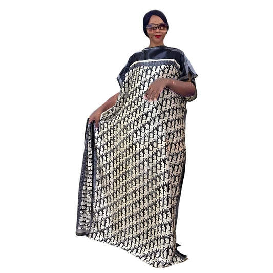 Fashion Swimsuit Cover-up Kaftan Bohemian Boho Maxi Dress Cotton Summer Vestido image 0