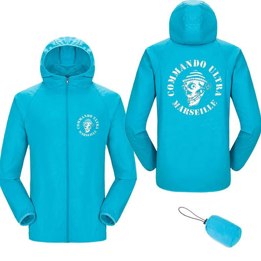 Commando Ultra 84 Marseille Ultras Hooded Pilot Jacket Sportwear Waterproof Sun image 0