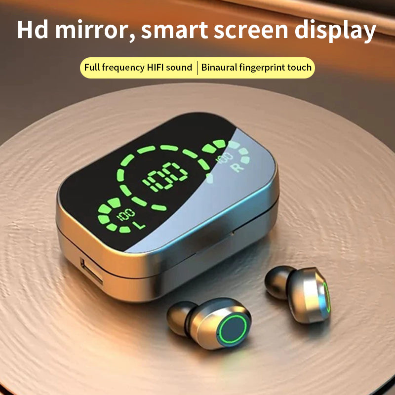 2024 New Three-screen Intelligent Digital Display Power Wireless Earphones High image 5
