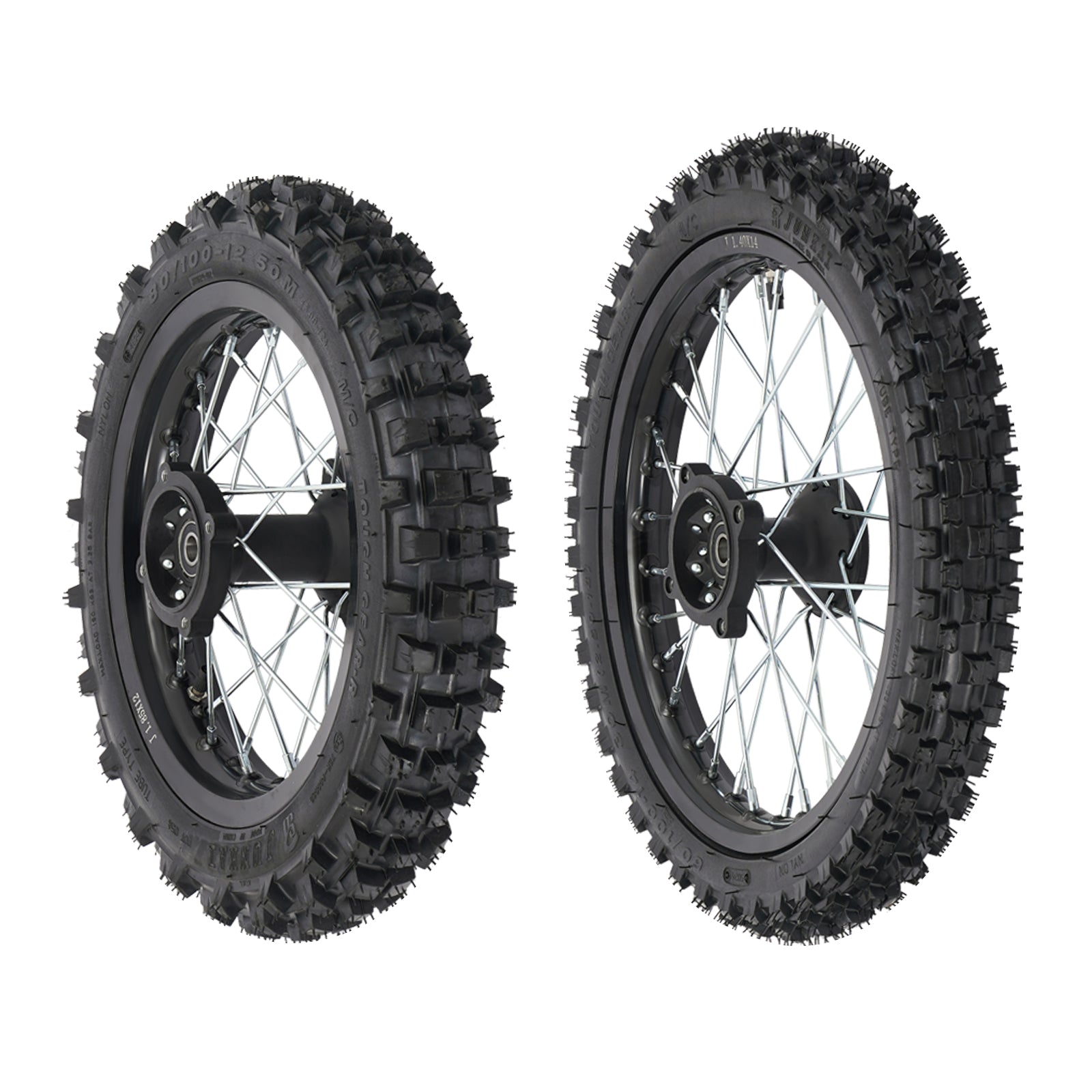 Motorbike Front Rear Wheel Kit for 50CC 70CC 90CC Dirt Bike Pit Bike Monkey Bik image 6