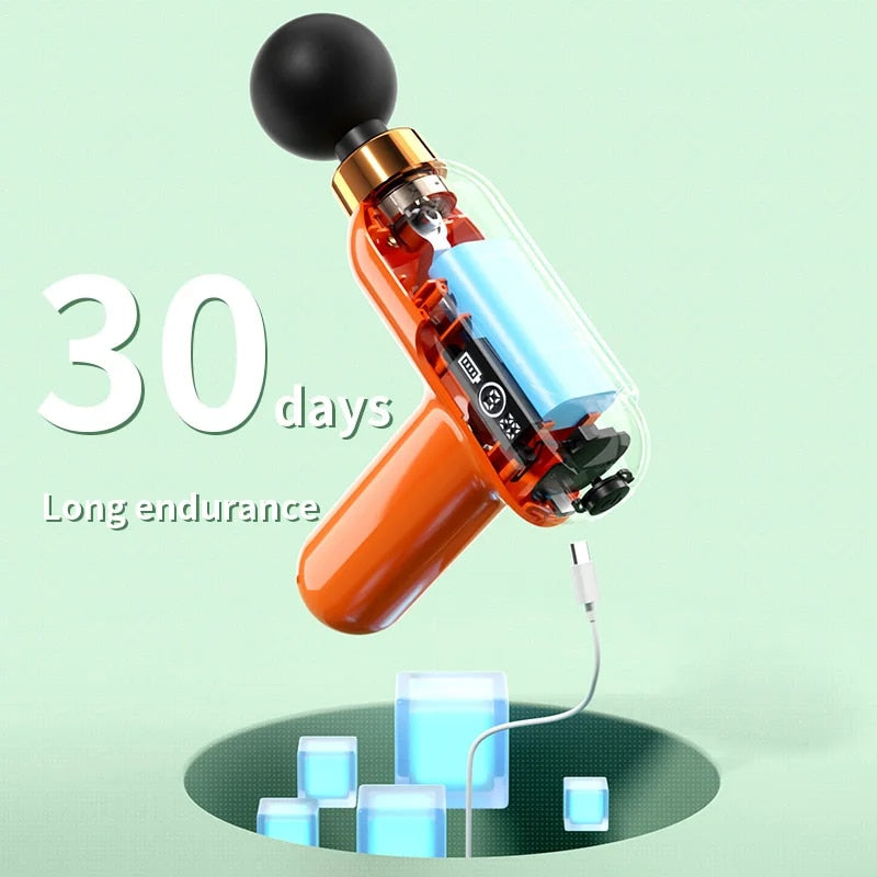 Massage Gun LCD Display Electronic Massager for Whole Body Massage To Relieve M image 4