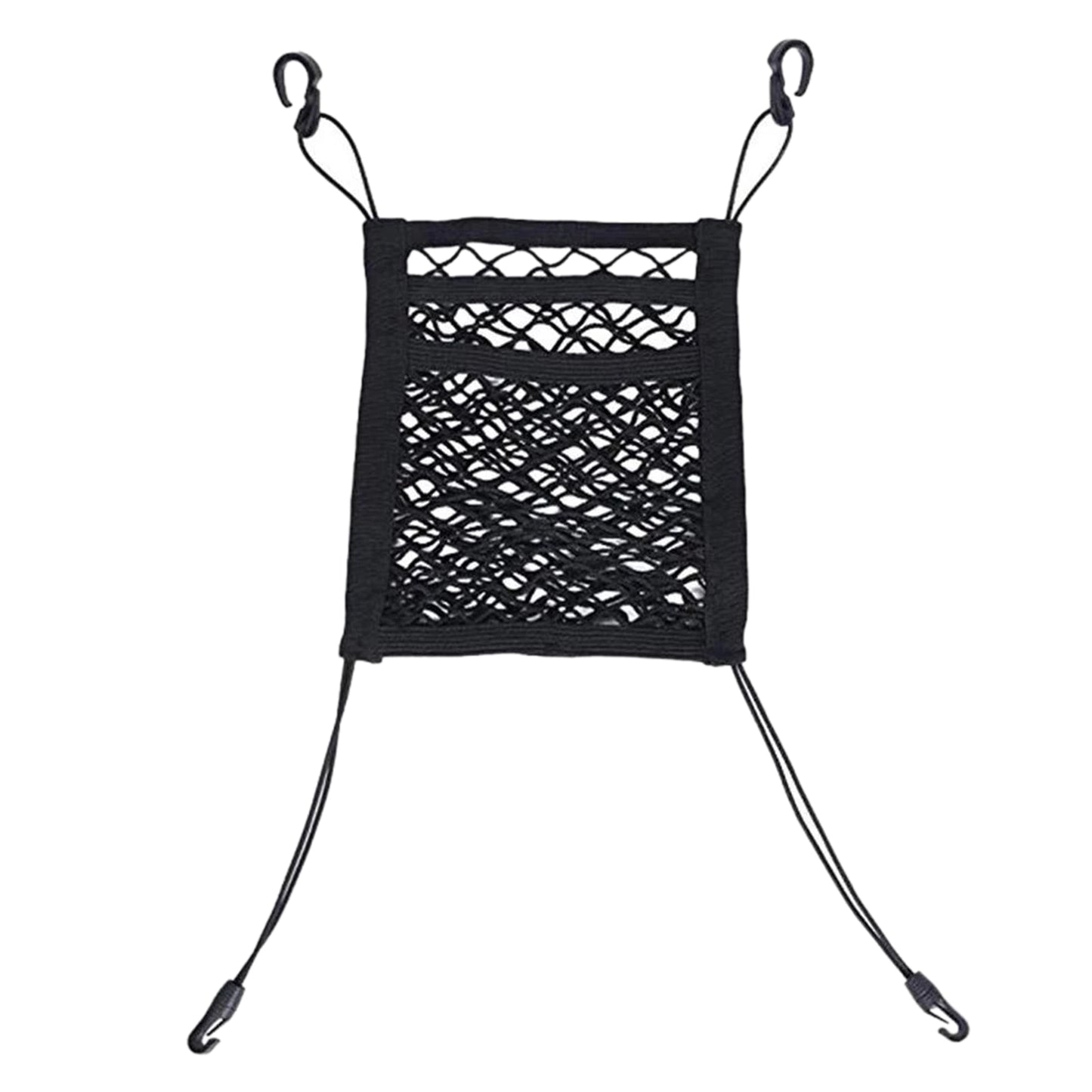 25x30cm Motorcycle Luggage Net Hook Hold Bag Bike Scooter Mesh Fuel Tank image 3