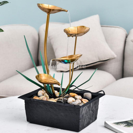 Relaxation Indoor Tabletop Fountain Water Fountain Desktop Decor EU/US Plug image 0