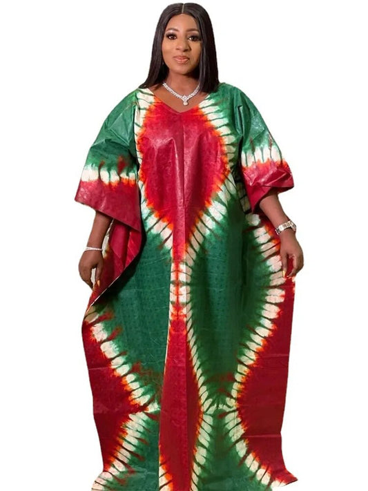 S-5XL African Dresses for Women Spring Summer Africa Party Polyester Printing P image 0