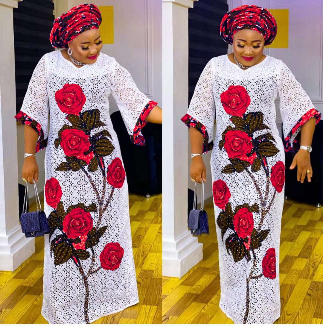 Long Maxi Dress African Dresses for Women 2021 Summer African Clothes Dashiki S image 2