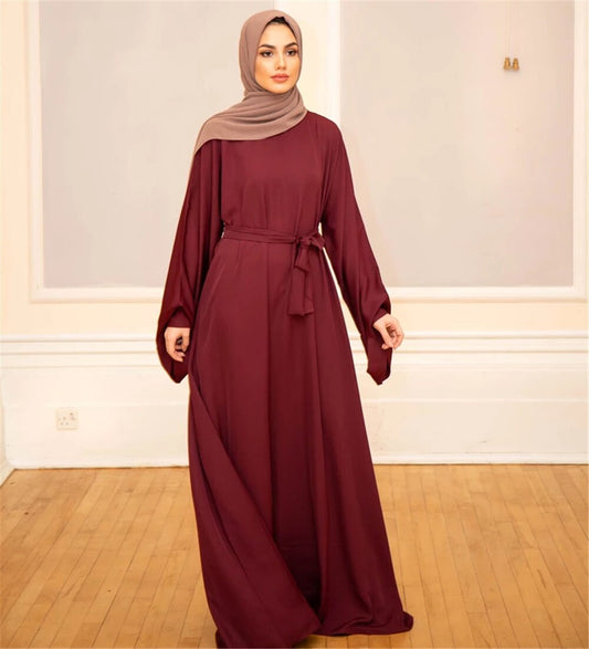 Abaya Dubai Turkey Muslim Fashion Hijab Dress Kaftan Islam Clothing African image 0