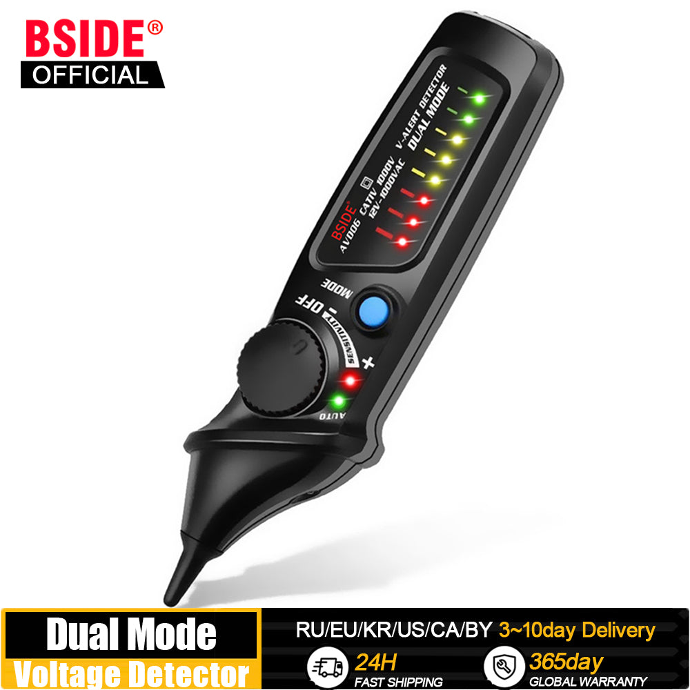BSIDE Non-Contact Voltage Detector Tester Indicator Profession Smart Test Penci image 1