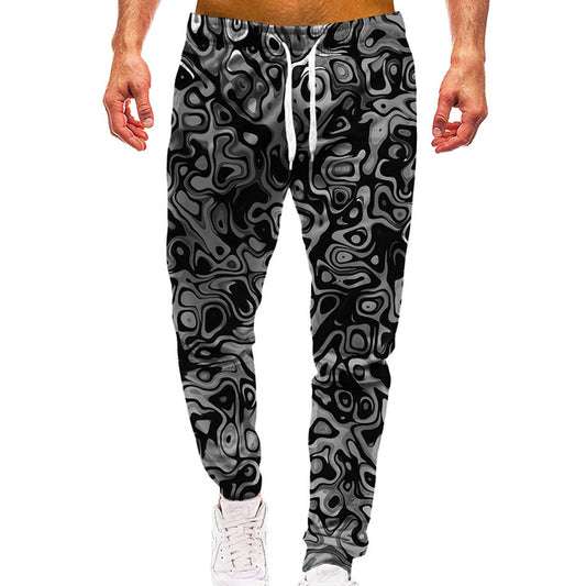 3D Rainbow Fashion Casual Pants Men Sport Print Camo Joggers Man Trousers Vinta image 0