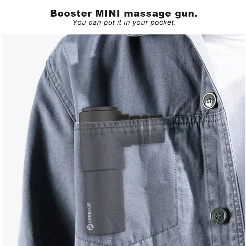 BOOSTER Mini Electric Muscle Massage Gun Pocket Neck Muscle Massager Pain Thera image 9