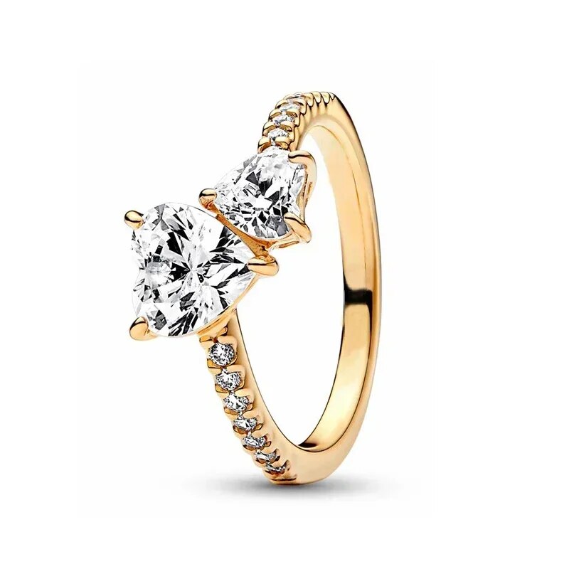 Hot selling Gold color Series 925 Sterling silver Exquisite  Classic Heart-shap image 12