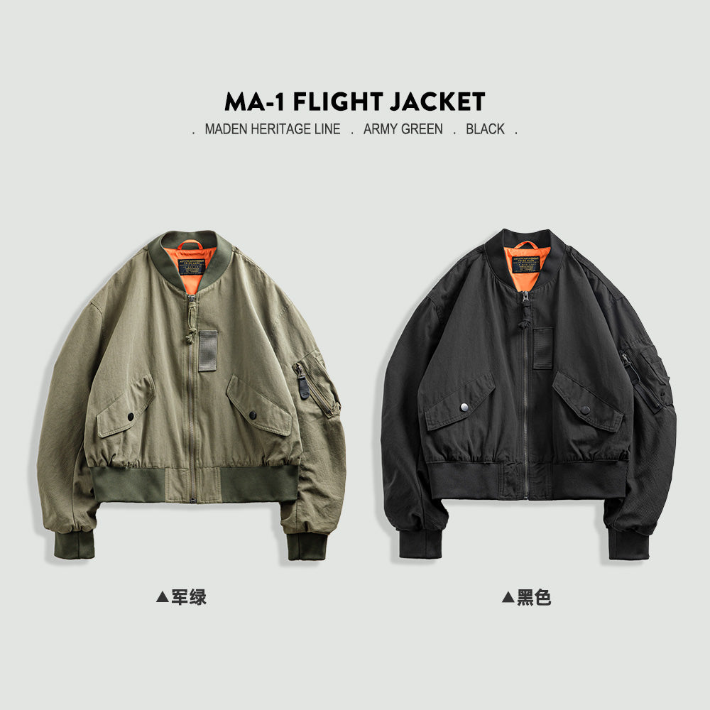 Maden Women’s Bomber Jacket MA1 Winter Fashion Streetwear Retro Varsity Jacket image 6