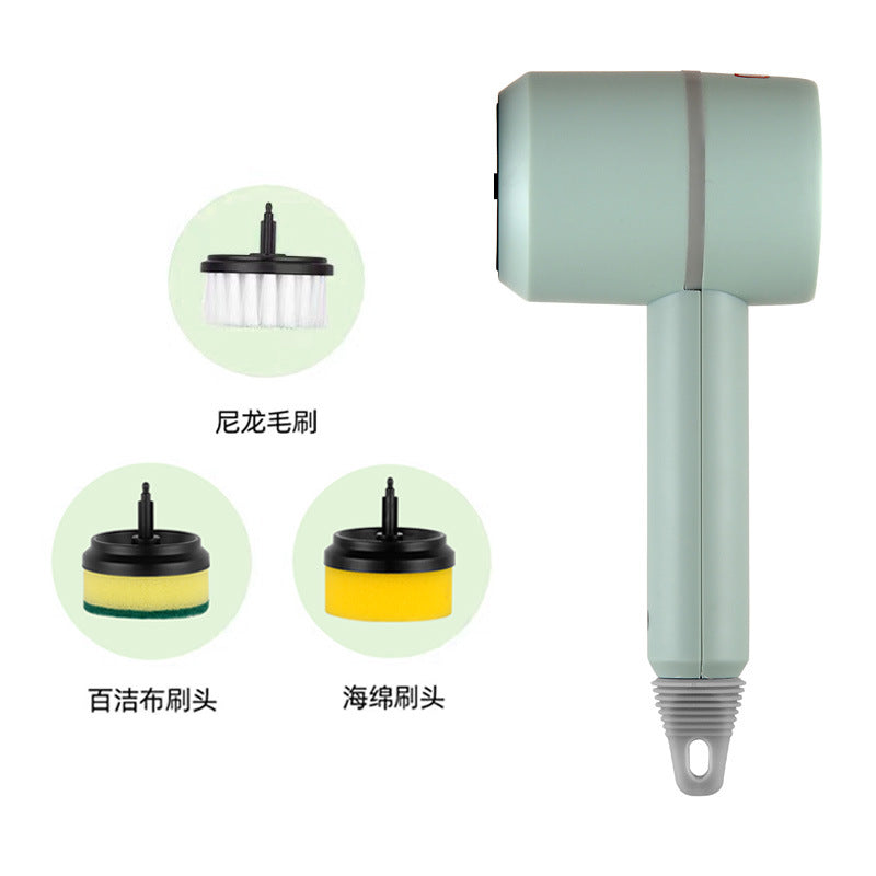 Dishwashing Brush Electric Cleaning Brush Automatic Wireless USB Rechargeable P image 1