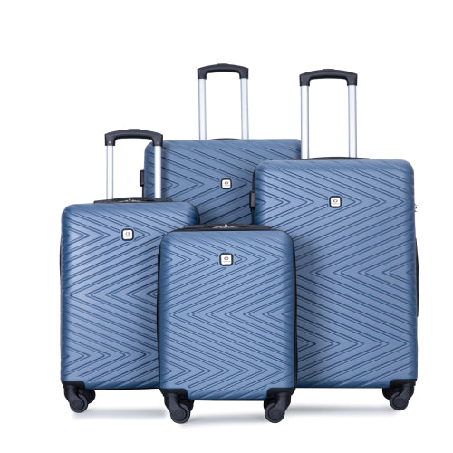 Travelhouse Luggage set 4-Piece ABS Suitcase With Spinner Wheels,24 Inch and 28 image 0