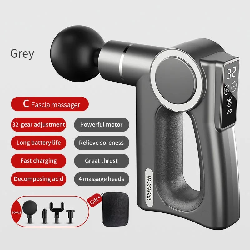 Mini Fascia Gun Vibration Massage Portable Small Massager Muscle Relaxation Bod image 5