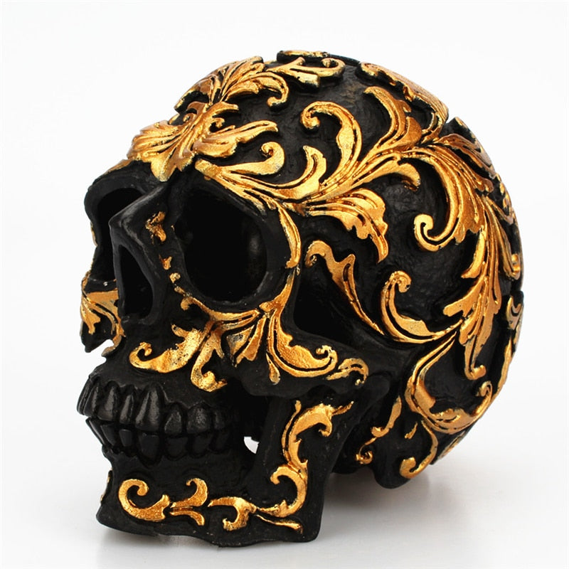 Resin Craft Golden Pearl Sculptures Garden Statues Personality Art Carving Stat image 1