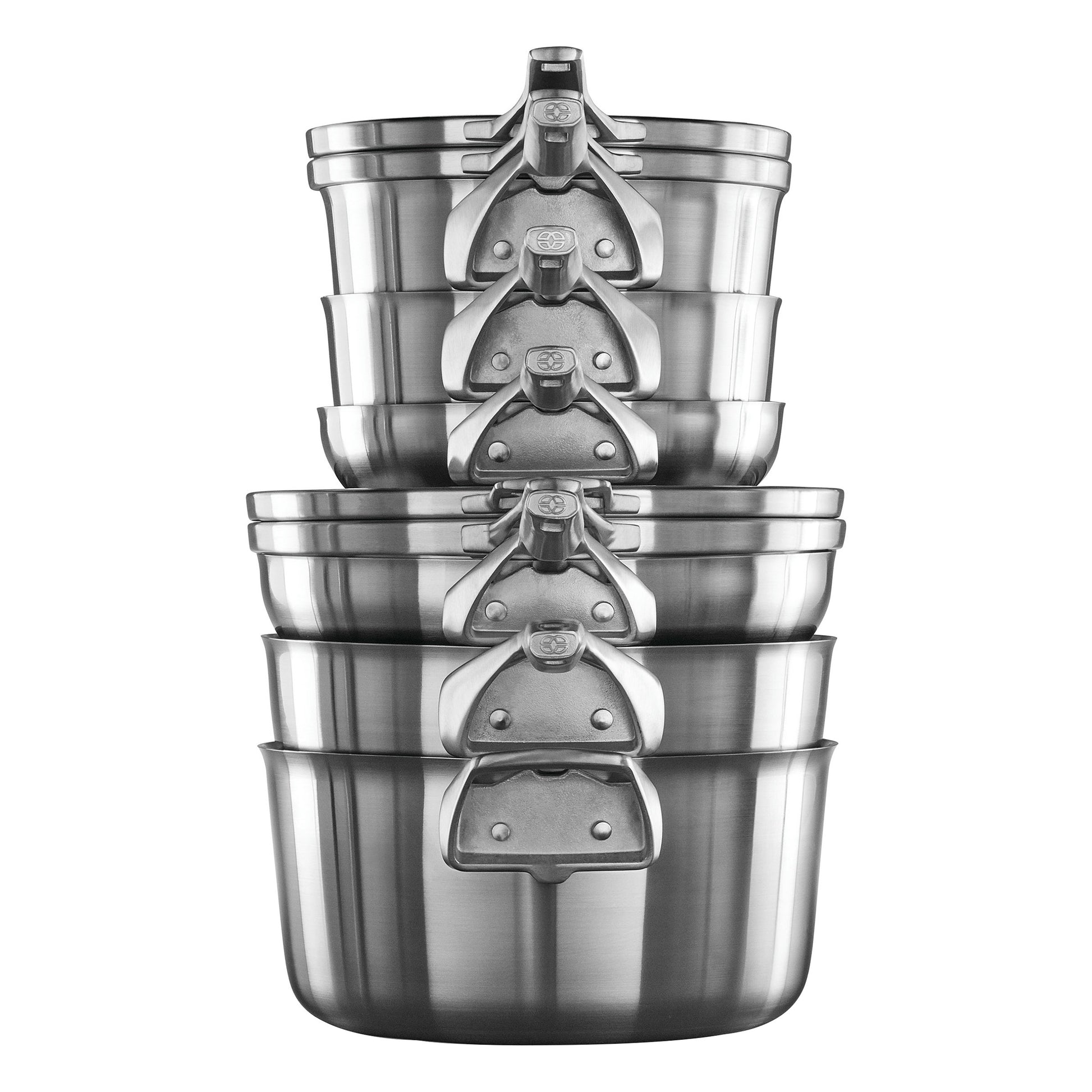 Calphalon Premier 10-piece Stainless Steel Space Saving Cookware image 2