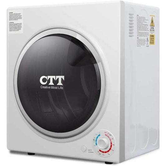 2023 New CTT 13 Lbs /3.5 Cu.Ft. Electric Compact Portable Clothes Dryer, 1500W image 0