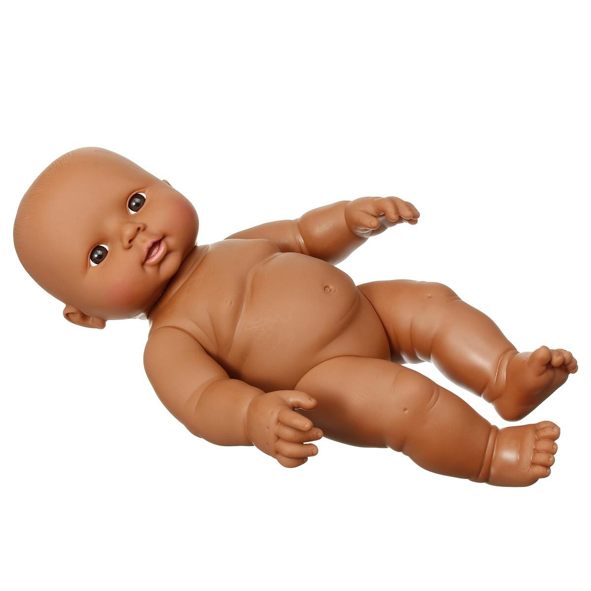 30cm Handmade Vinyl Reborn Baby Dolls Lifelike Cute Dolls Girl Black White Accom image 3