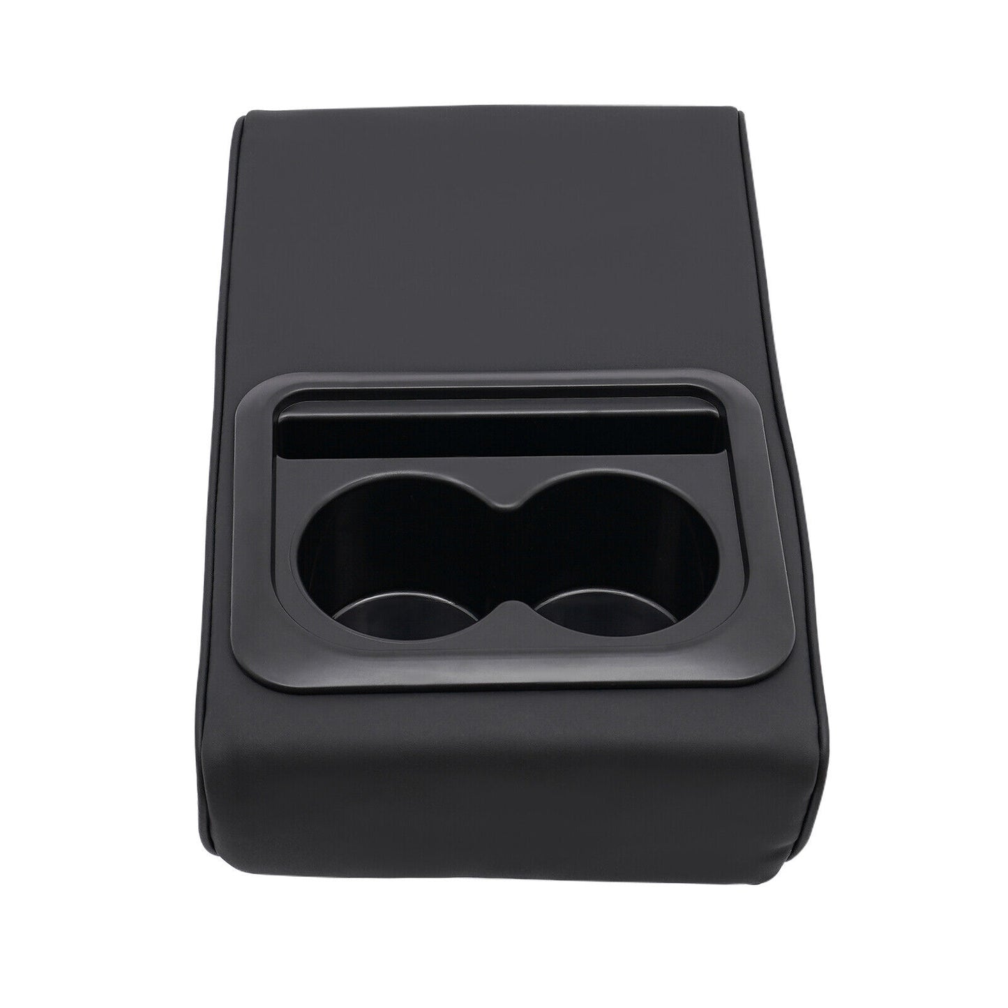 Universal Car Armrest Cushion Pad Center Console Storage Box Cover Cup Holder image 2
