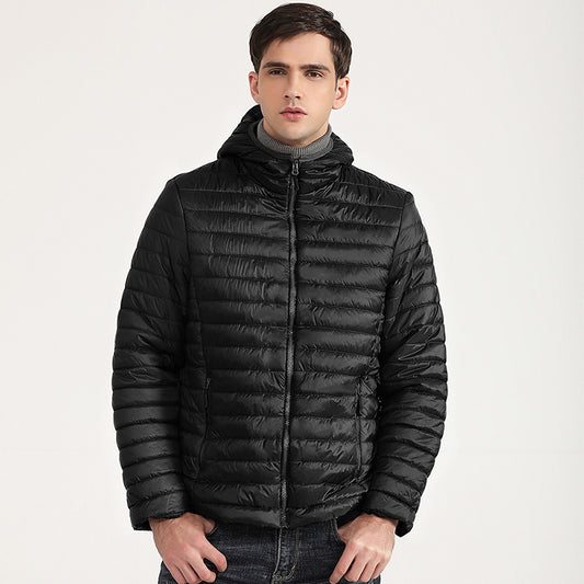 COUTUDI Lightweight Puffer Down Jackets for Men, Warm Parka, Windproof Coat, Ca image 0