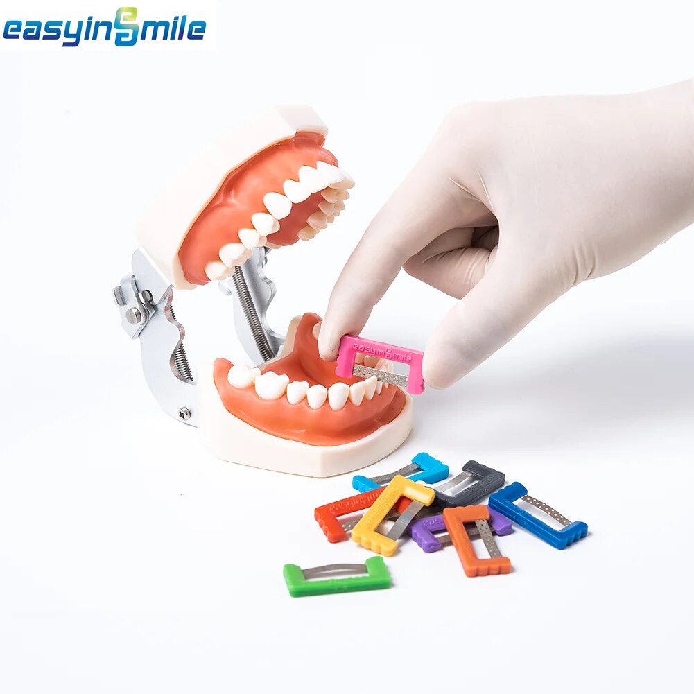 9 Size EASYINSMILE Orthodontic Interproximal Reduction Strips Dental IPR Kit Po image 8