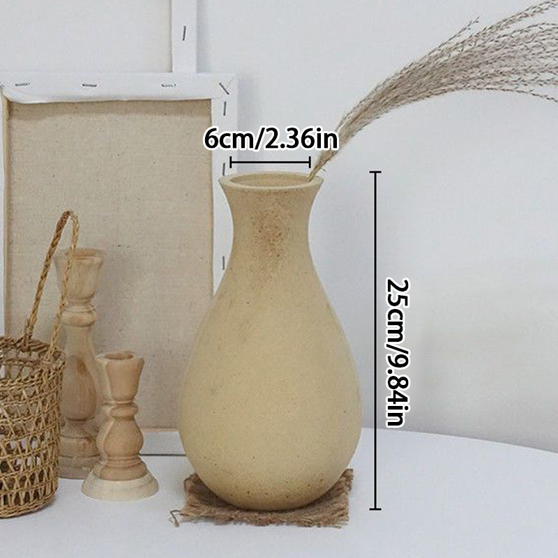Ins Style Wooden Small Vase Natural Solid Wood Flower Vases Home Office Table A image 5