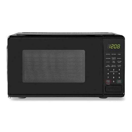 Mainstays 0.7 cu. ft. Countertop Microwave Oven, 700 Watts, Black image 0