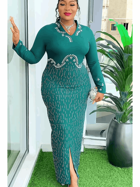 African Dresses for Women Traditional Africa Clothes Dashiki Ankara Outfit Gown image 0