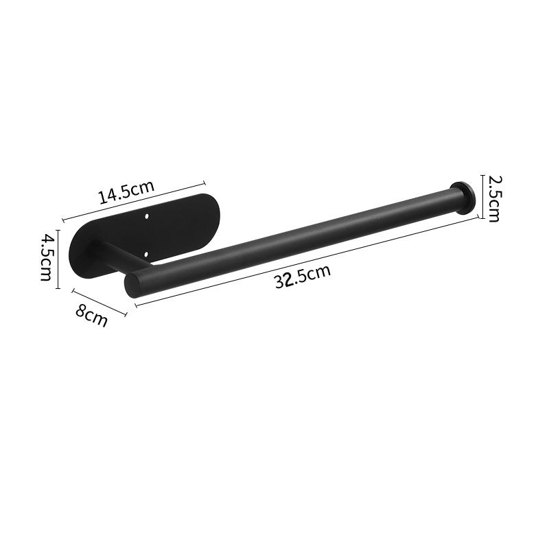 Stainless Steel Paper Towel Holder Adhesive Toilet Roll Paper Holder No Hole Pu image 10