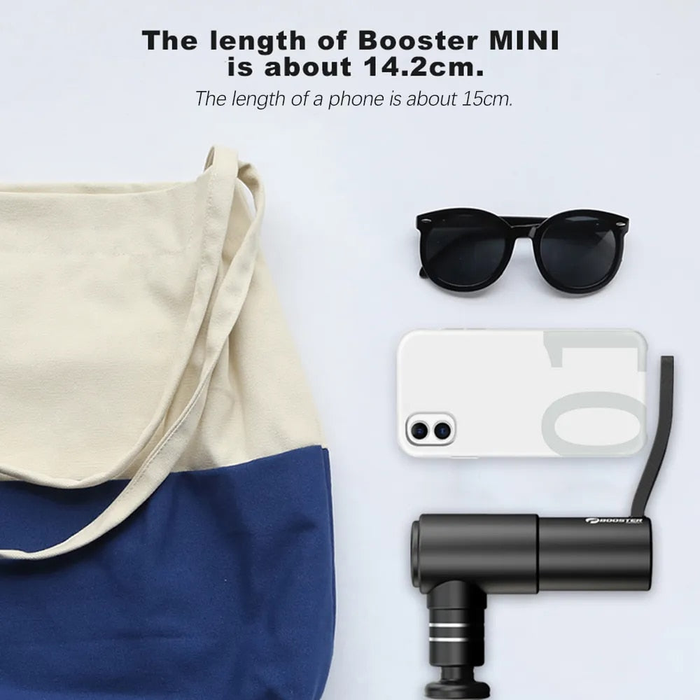 BOOSTER Mini Electric Muscle Massage Gun Pocket Neck Muscle Massager Pain Thera image 8