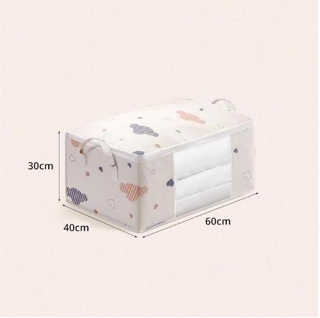 Large Capacity Clothes Storage Bag Organizer With Reinforced Handle Suitable Fo image 5