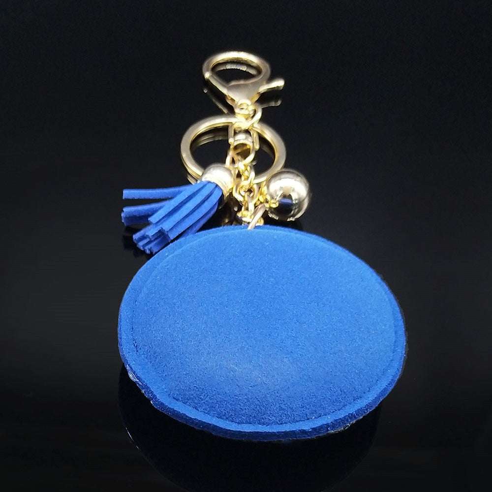 Turkey Eyes Crystal Keychains Ring for Women Keychain Blue Gold Color Key Chain image 14
