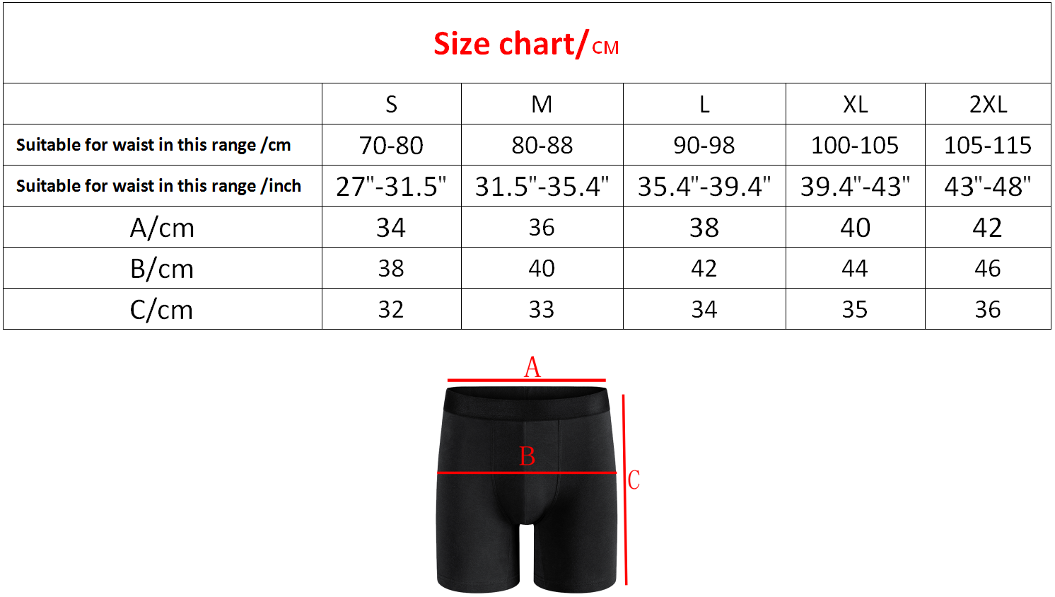 4pcs Pack Mid-Long Boxer Shorts Men Underwear Cotton Male Underpants for Men Se image 3