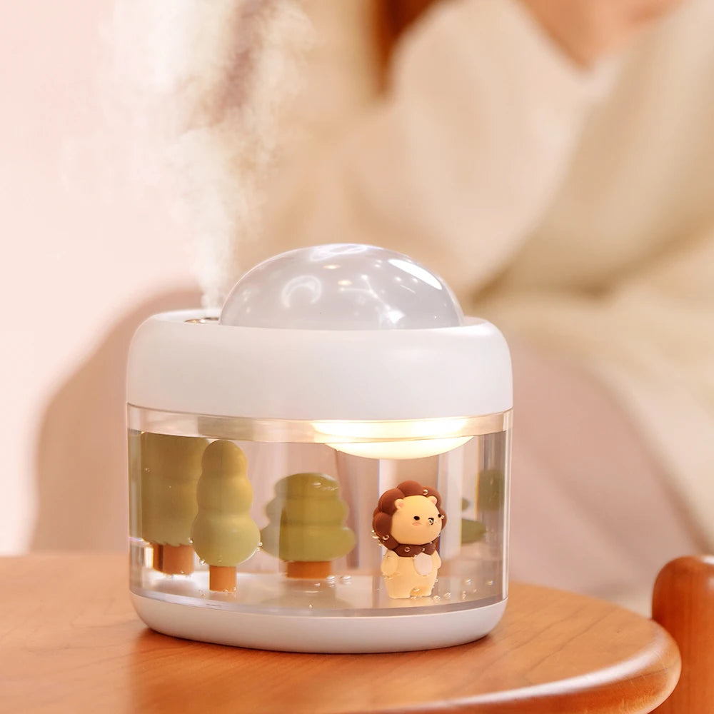 Cute 2024 2024 For Large Capacity Portable Humidifier USB Charging 2000mAh Batt image 7