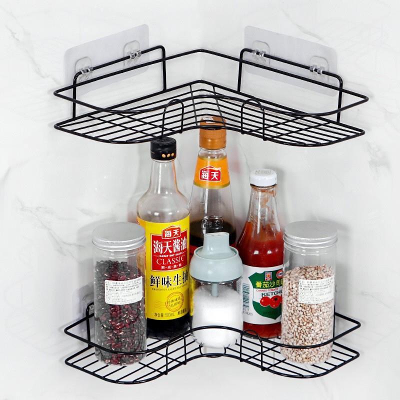 1PCS Non Perforated Bathroom, Bathroom, Triangle Shelf, Wall Mounted Toilet, Ba image 3