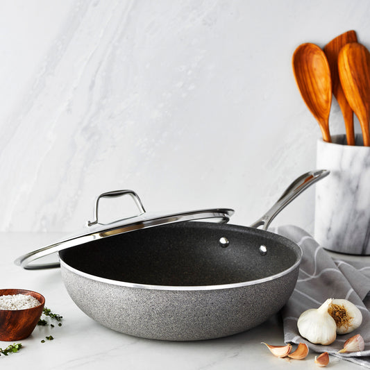 Henckels Capri Granitium 4.4-Quart Non-Stick Perfect Pan with Lid image 0