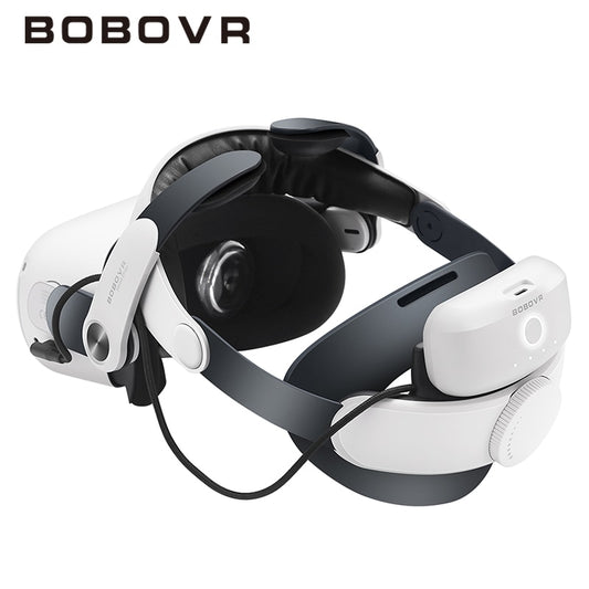 BOBOVR M2 Pro Battery Head Strap Compatible with Oculus Quest 2 Elite Halo Stra image 0