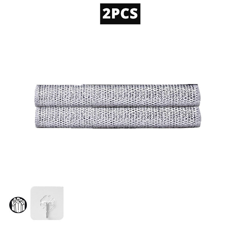 20/1pcs Magic Cleaning Cloth Thickened Double -sided Metal Steel Wire Rags Kitc image 9