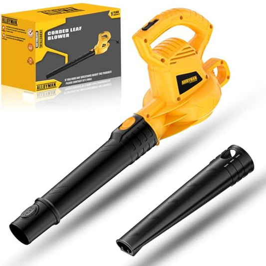 Electric Leaf Blower 350CFM 130MPH Lightweight Portable Lawn Care Snow Blowing image 0