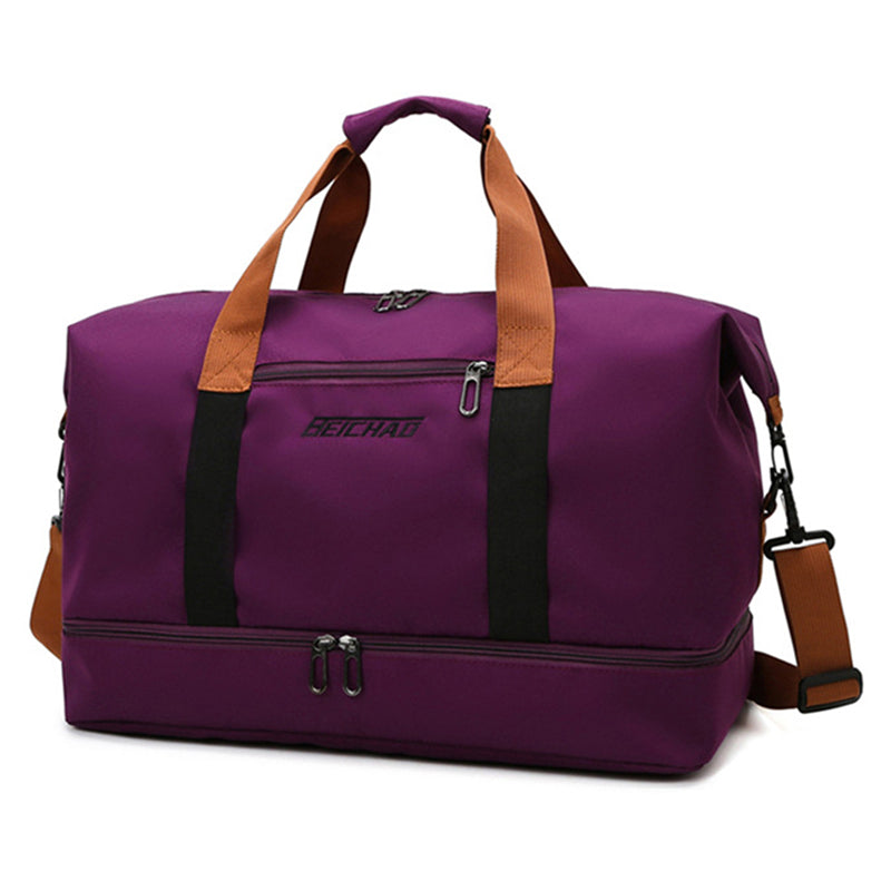 Travel Bag Male Female Large-Capacity Hand Luggage Dry-Wet Separation Sports Fi image 1