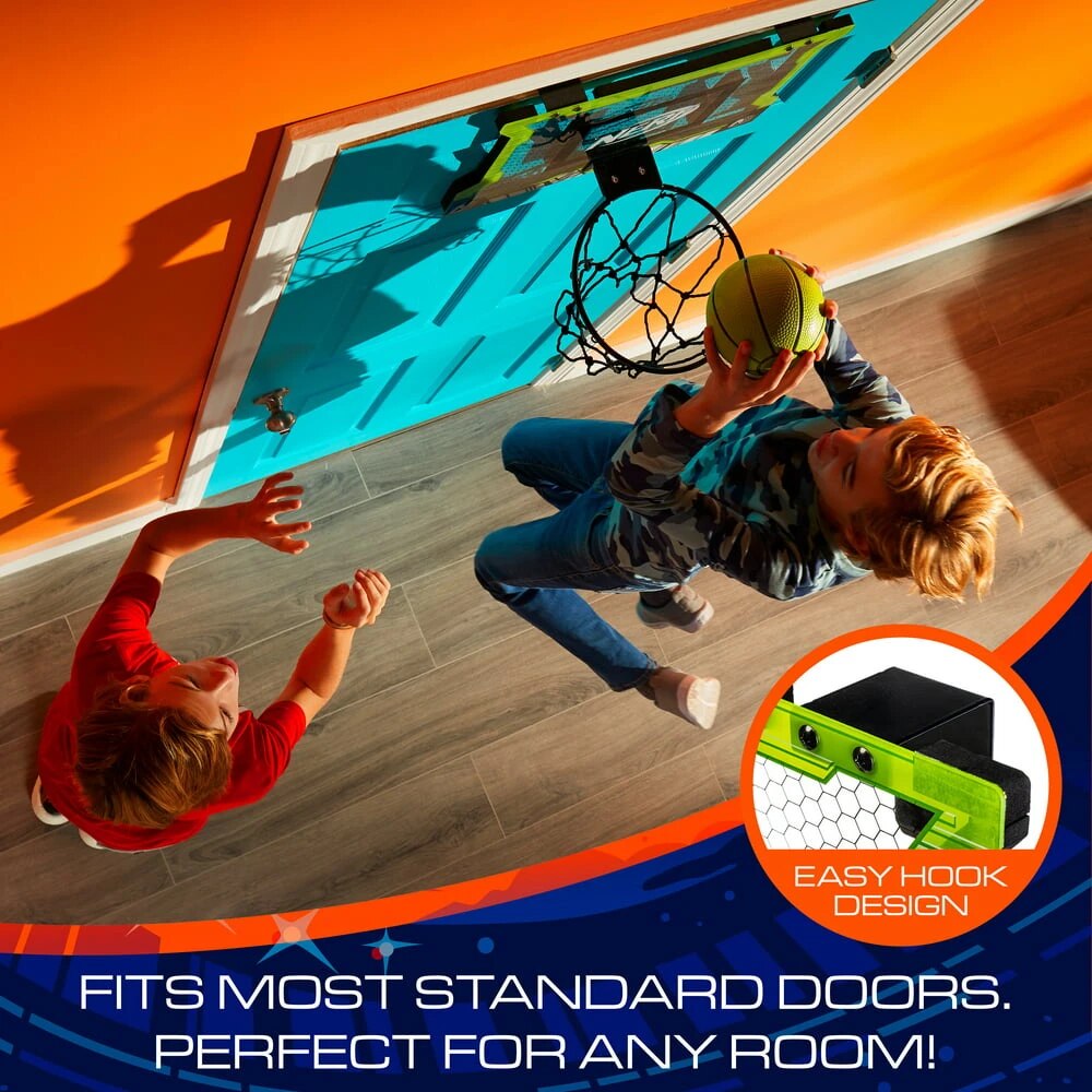 Pro Over the Door Hoop with Ball - 18 in. x 12 in. image 3