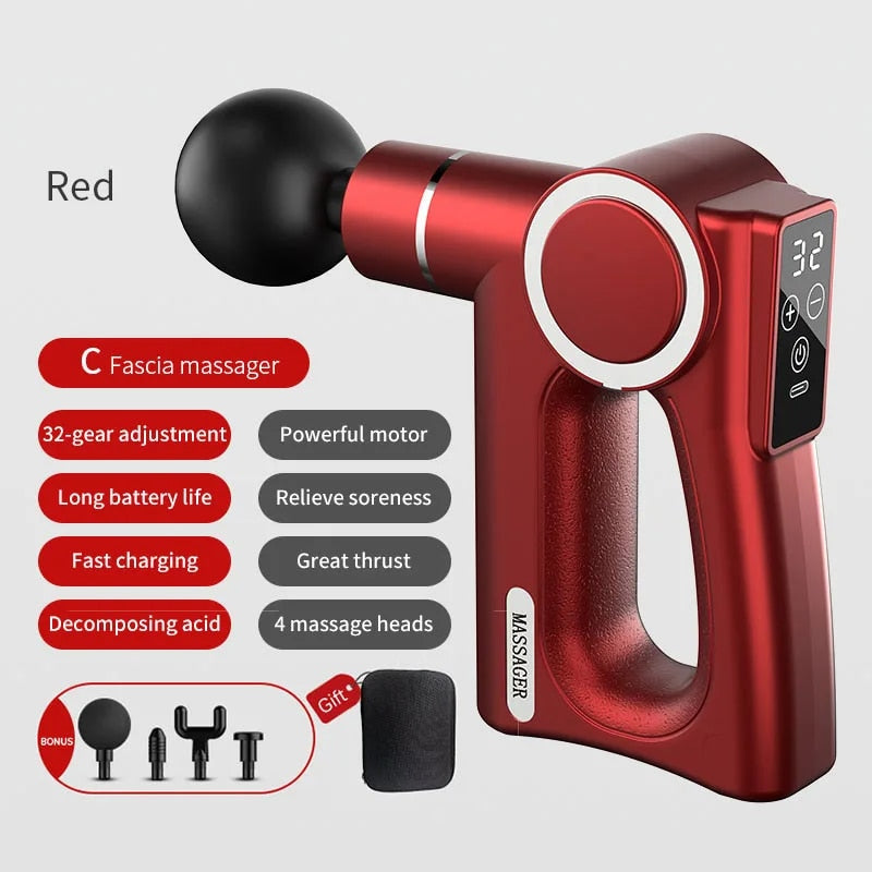 Mini Fascia Gun Vibration Massage Portable Small Massager Muscle Relaxation Bod image 4