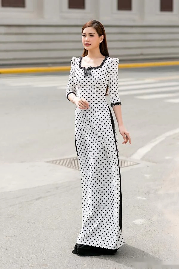 Customized aodai vietnam clothing cheongsam aodai vietnam dress vietnamese trad image 1