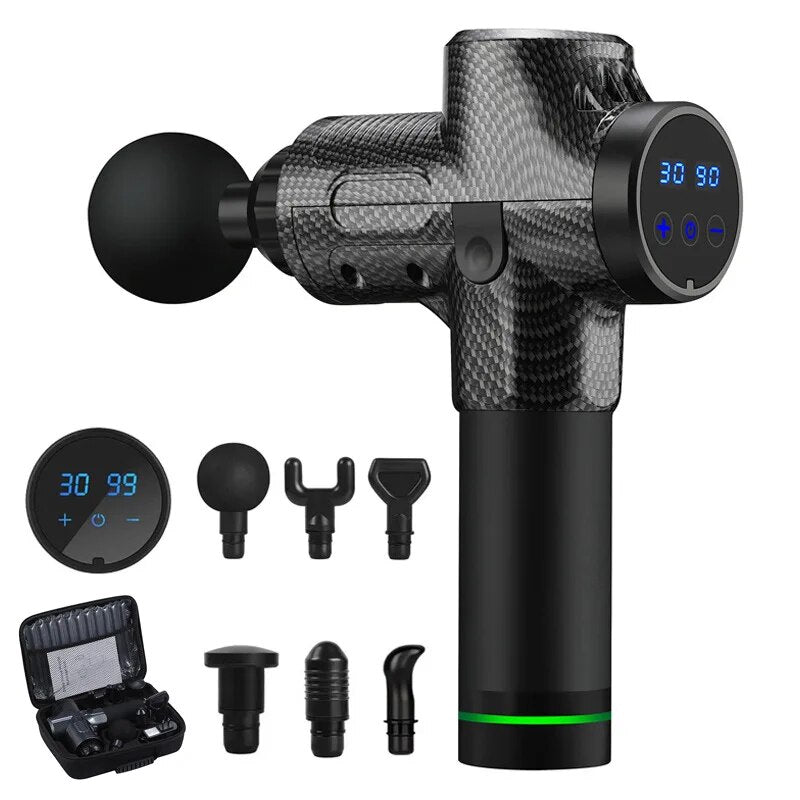 Portable Massage Gun for Body Neck Deep Tissue Muscle Relaxation Gout Pain Reli image 2