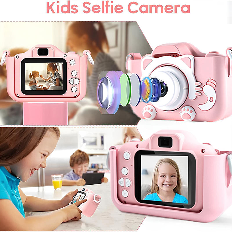 Kids Camera Toys Mini Camera Kids Digital Camera With Video Cartoon Soft Silico image 3