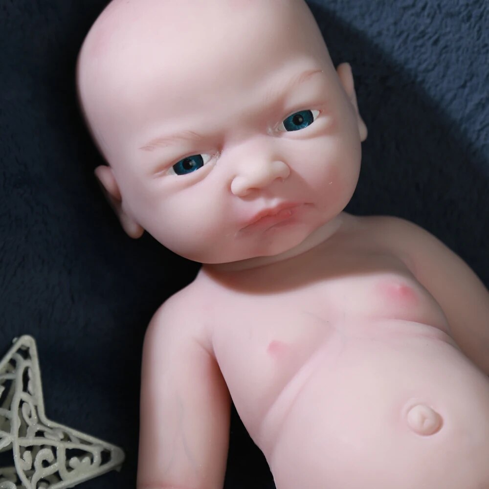 COSDOLL 2.6kg 45cm Reborn Baby Dolls Full Body Silicone Girl Baby Doll Lifelike image 2
