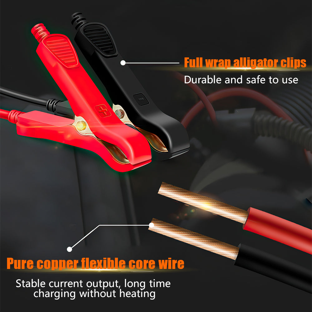 Automatic Smart Car Motorcycle Battery Charger Liquid Display Screen 12V 6A Aut image 5