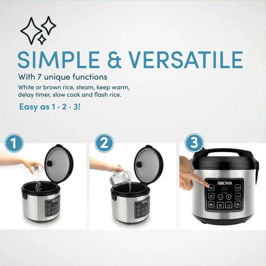 20-Cup Programmable Rice & Grain Cooker and Multi-Cooker image 0